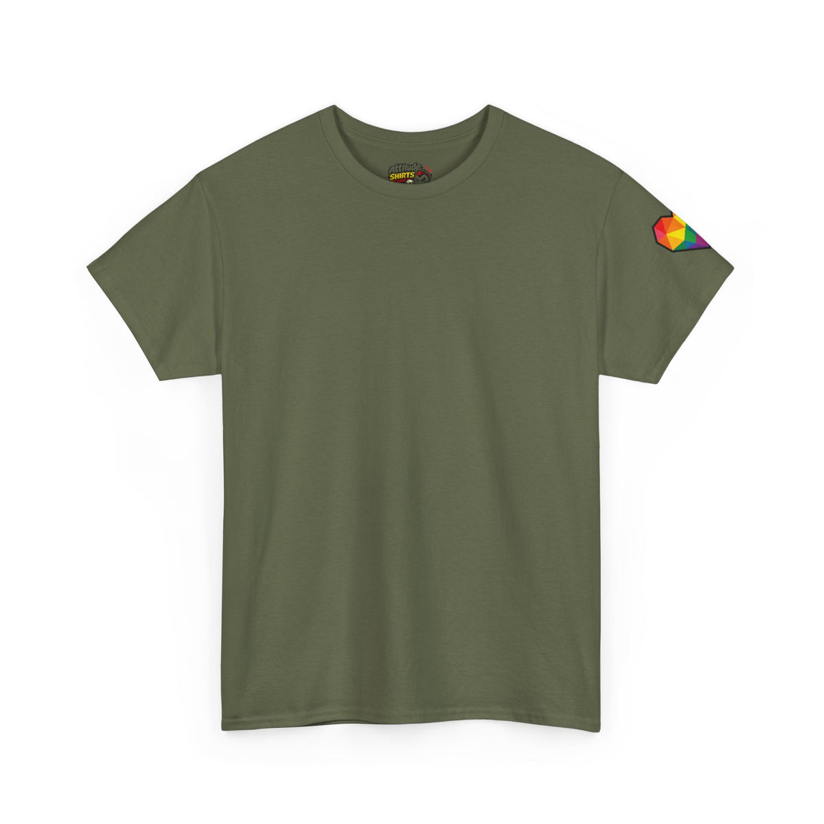 Color: Military Green | LOVE Premium Graphic Tee