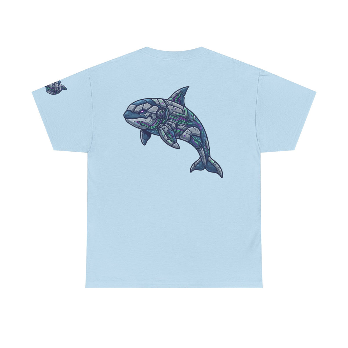 Color: Light Blue | Killer Whale Premium Graphic Tee