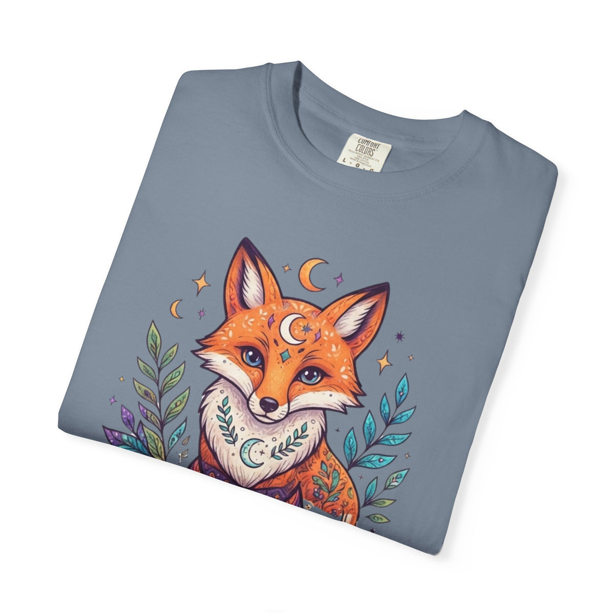 "Hippy Fox" Unisex Garment-Dyed Tee