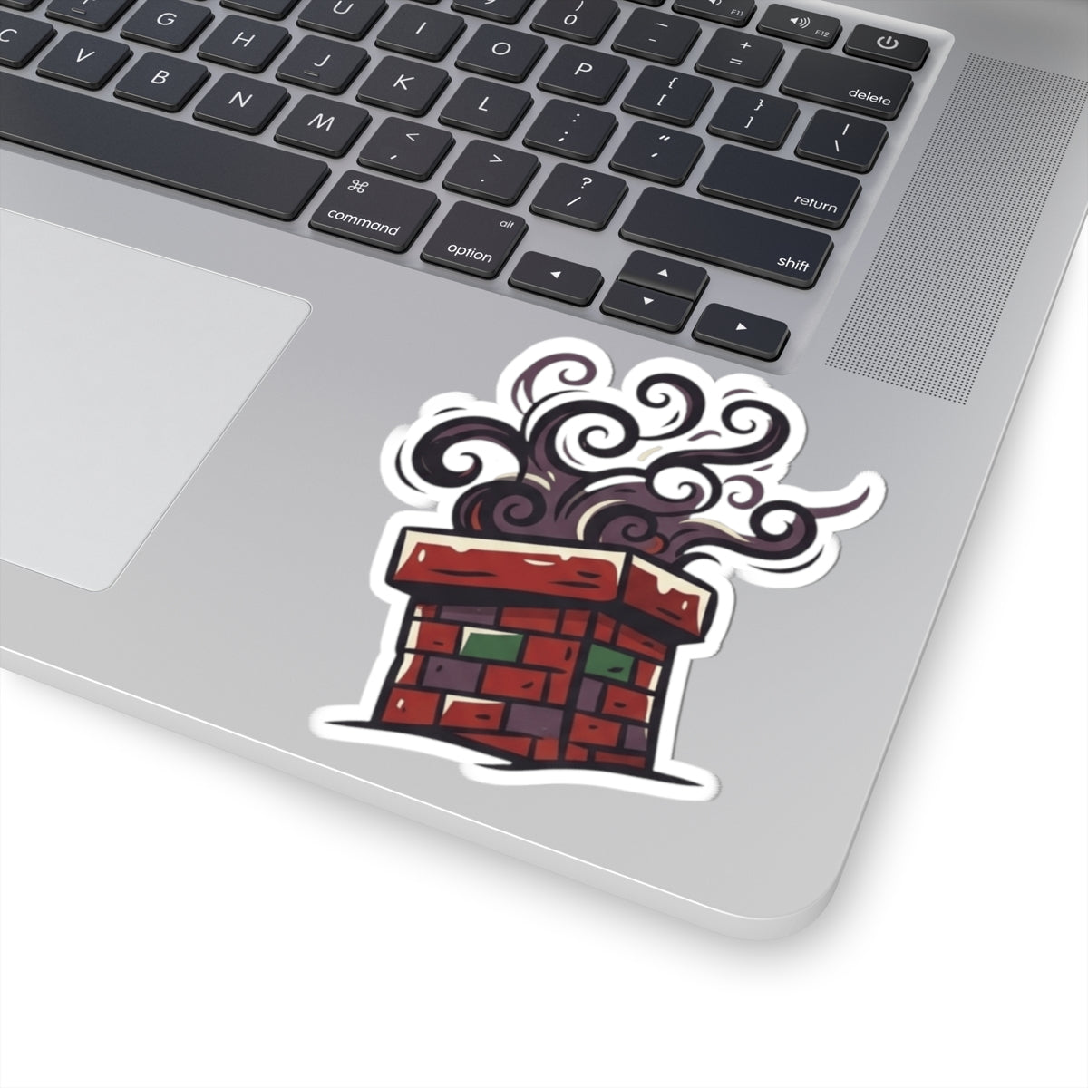 "Up On The Housetop Doing Naughty Stuff" Sticker