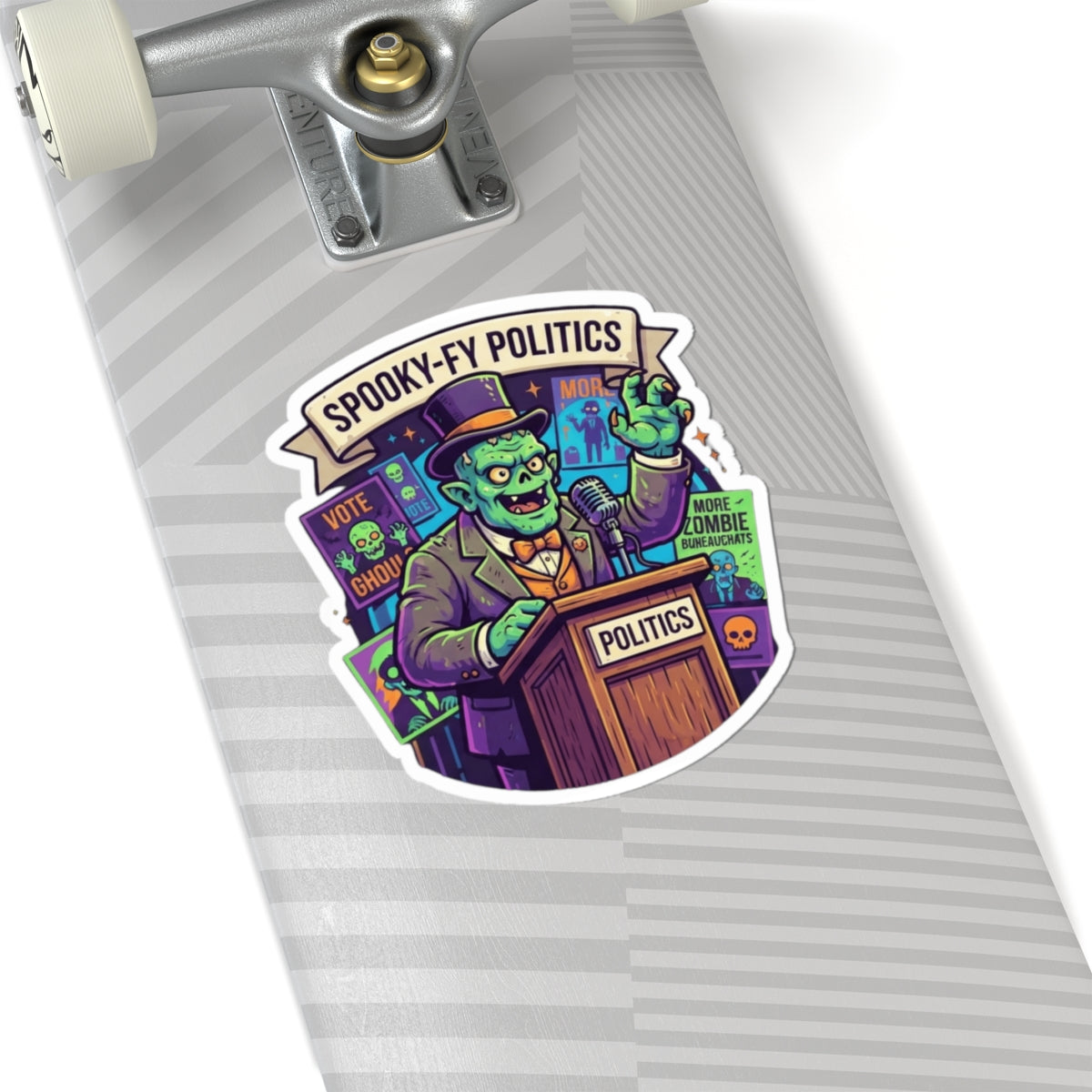 "Spooky-Fy Politics" Sticker — Main