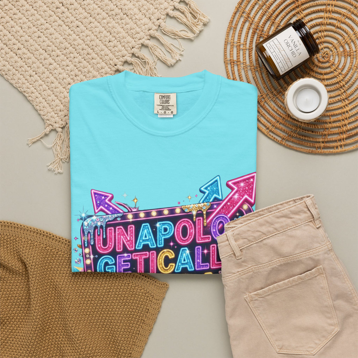 Unapoligetically Extra Unisex Garment-Dyed Tee