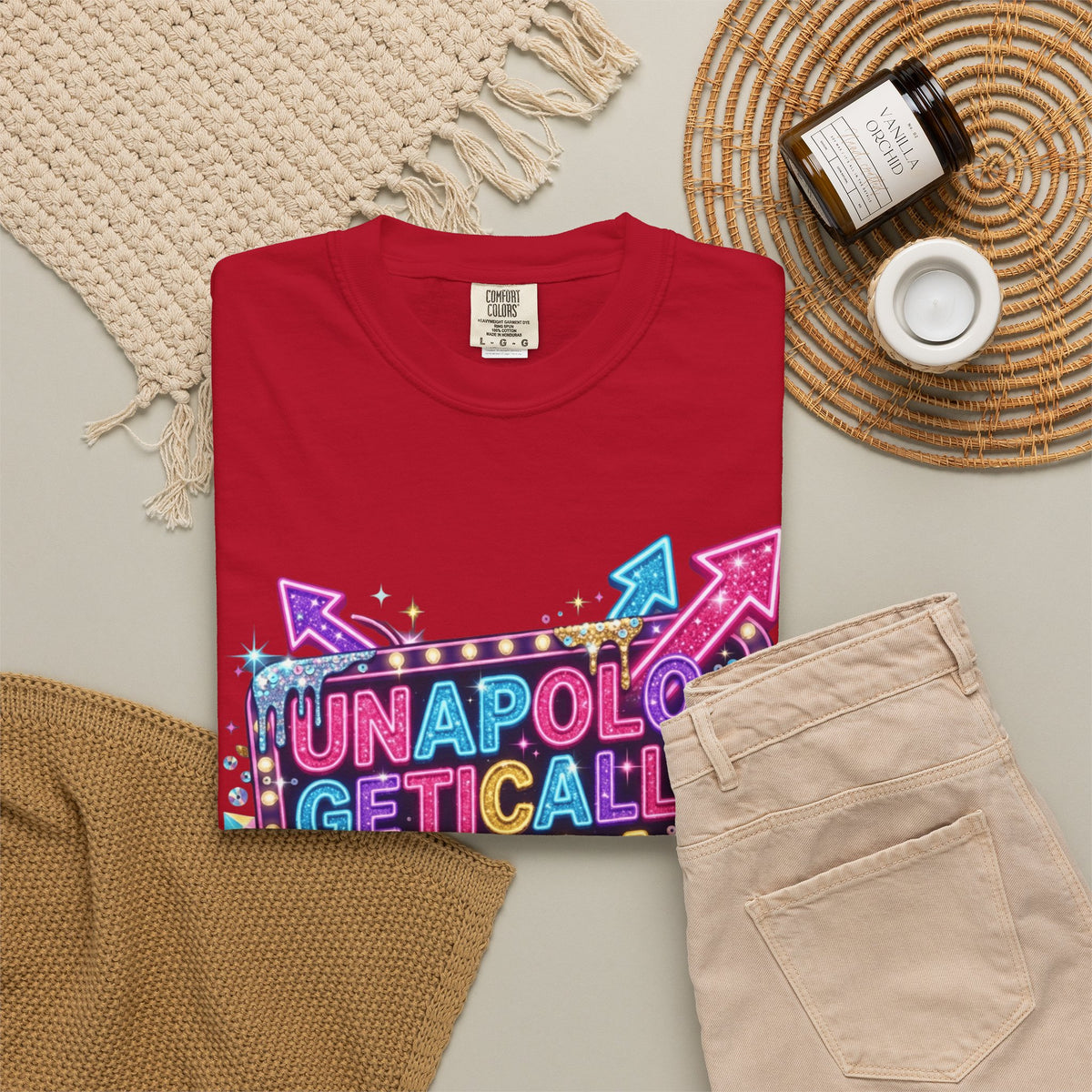 Unapoligetically Extra Unisex Garment-Dyed Tee