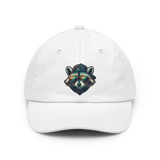 Color: White | Raccoon Energy Dad Hat