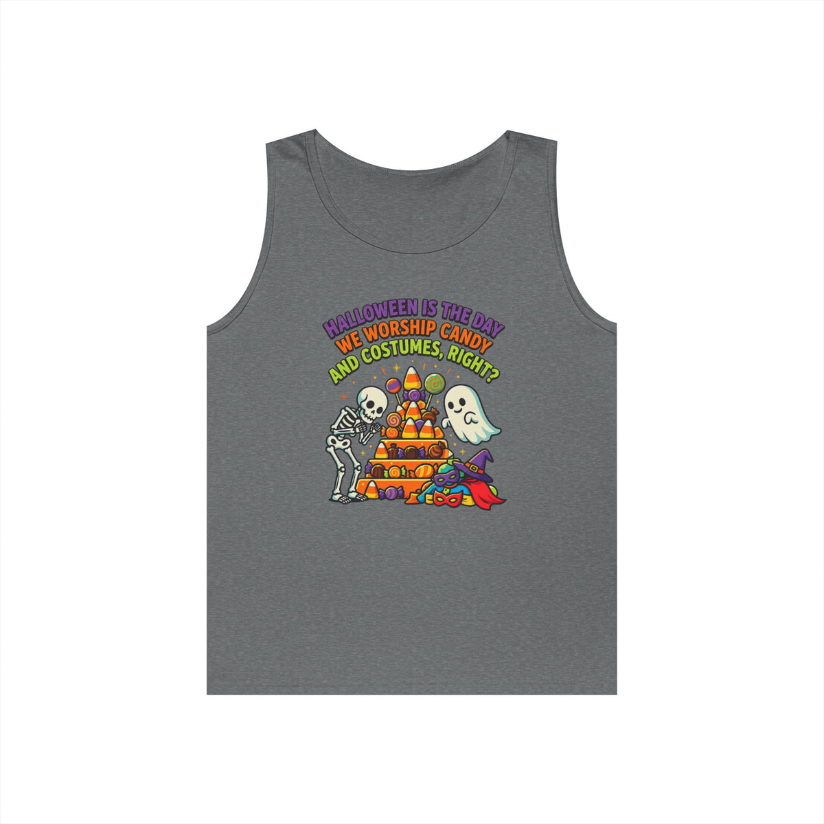 Color: Graphite Heather | Worship Candy Tank Top
