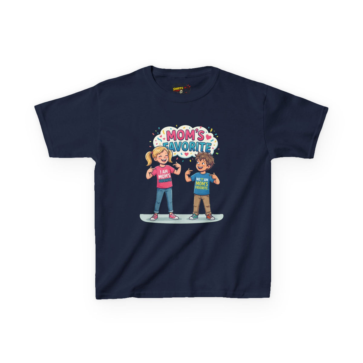 Color: Navy | Mom's Favorite Kids Tee