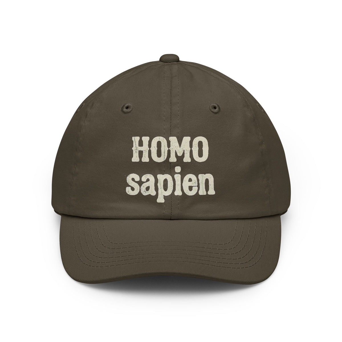 Color: Olive | Are You Calling Me a Homo-Sapien Dad Hat — -C