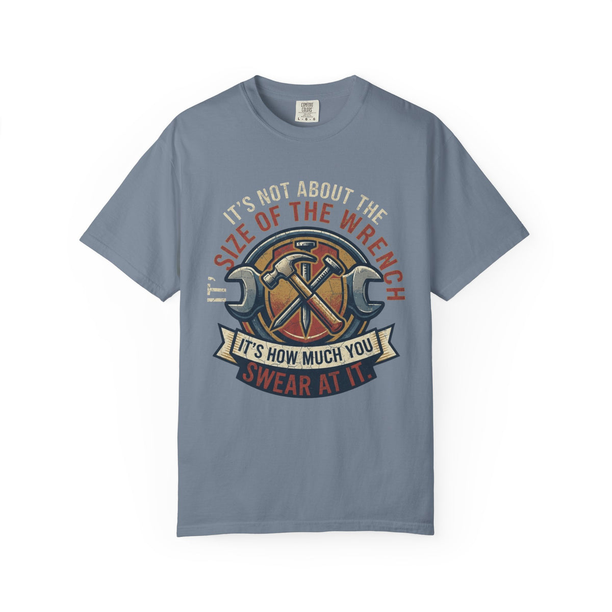Color: Blue Jean | Size Matters Unisex Garment-Dyed Tee