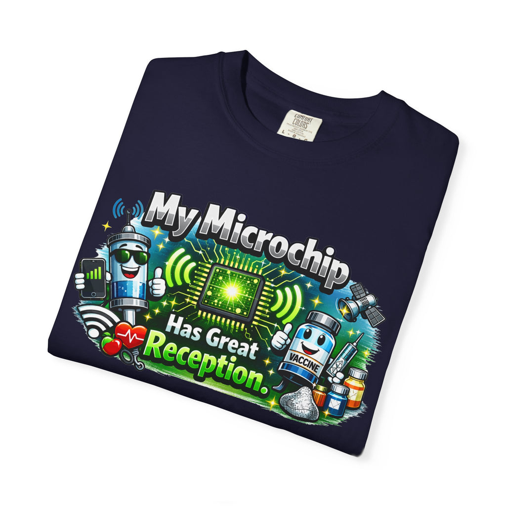 Great Reception Microchip | Garment-Dyed Tee — AttitudeShirts