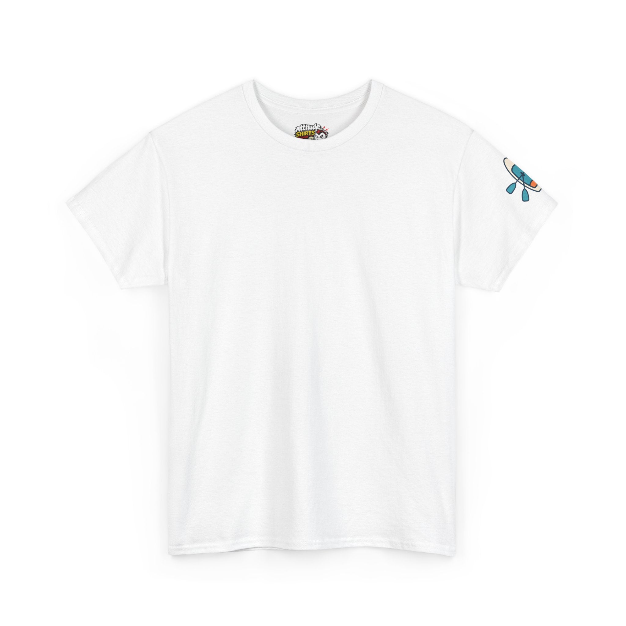 "Mountain Lake Paddle Board" Premium Graphic Tee