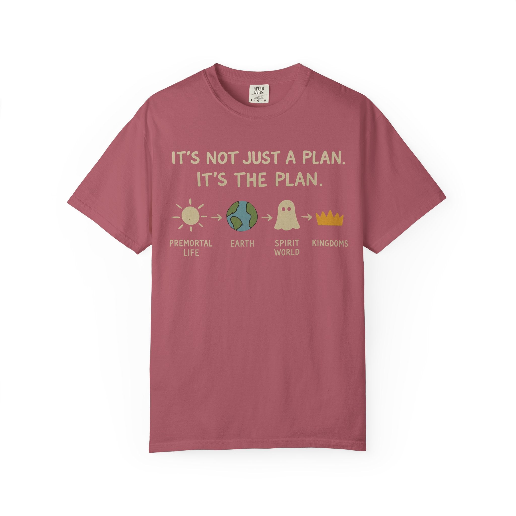 "It's The Plan" Unisex Garment-Dyed T-shirt