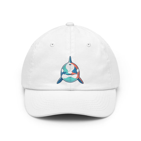 Color: White | Orca Dad Hat — Graphic