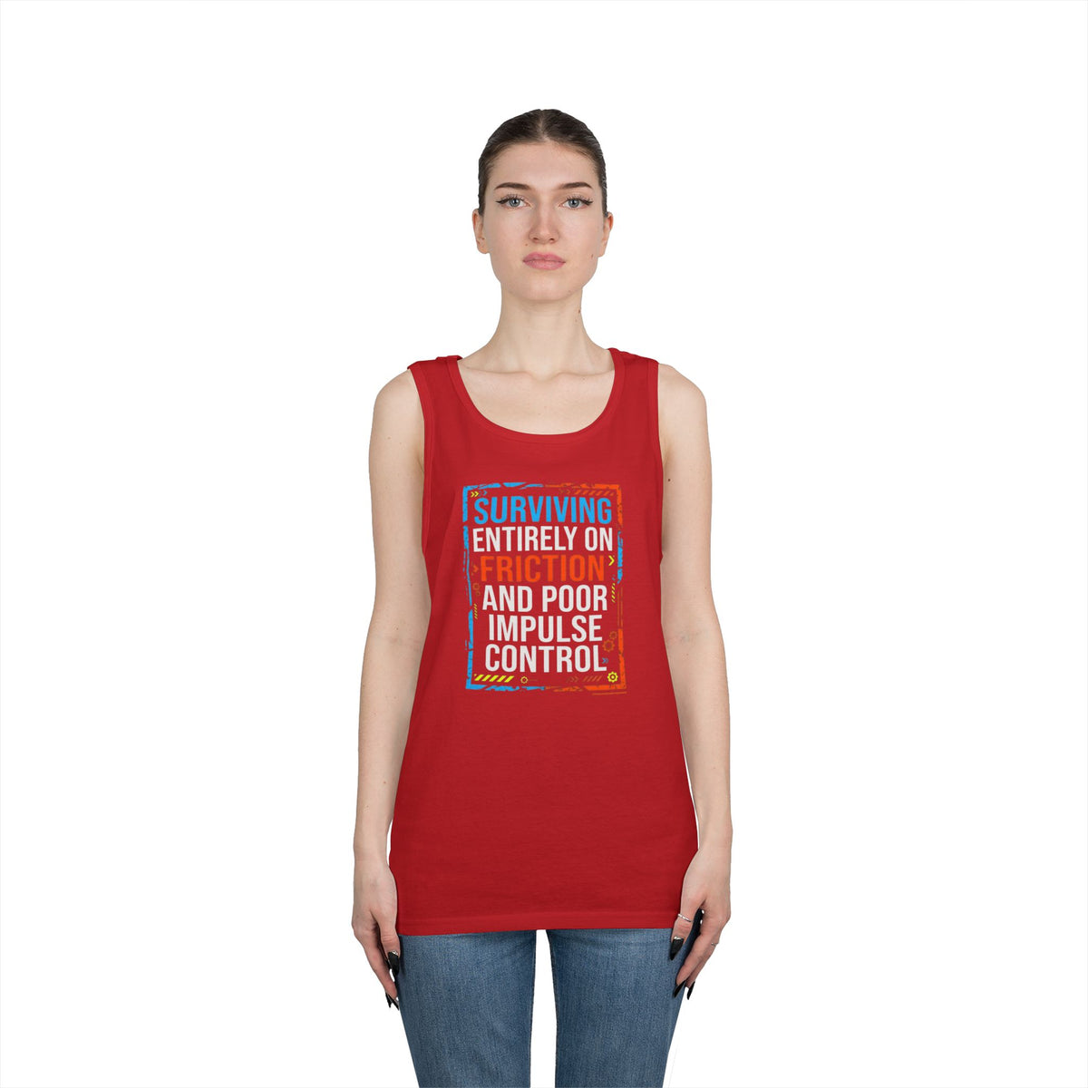 "Surviving On Friction" Tank Top