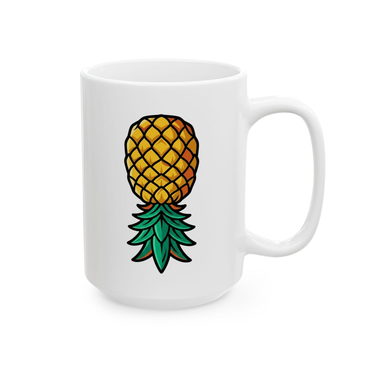 "Good Eating" White Ceramic Mug — Graphic