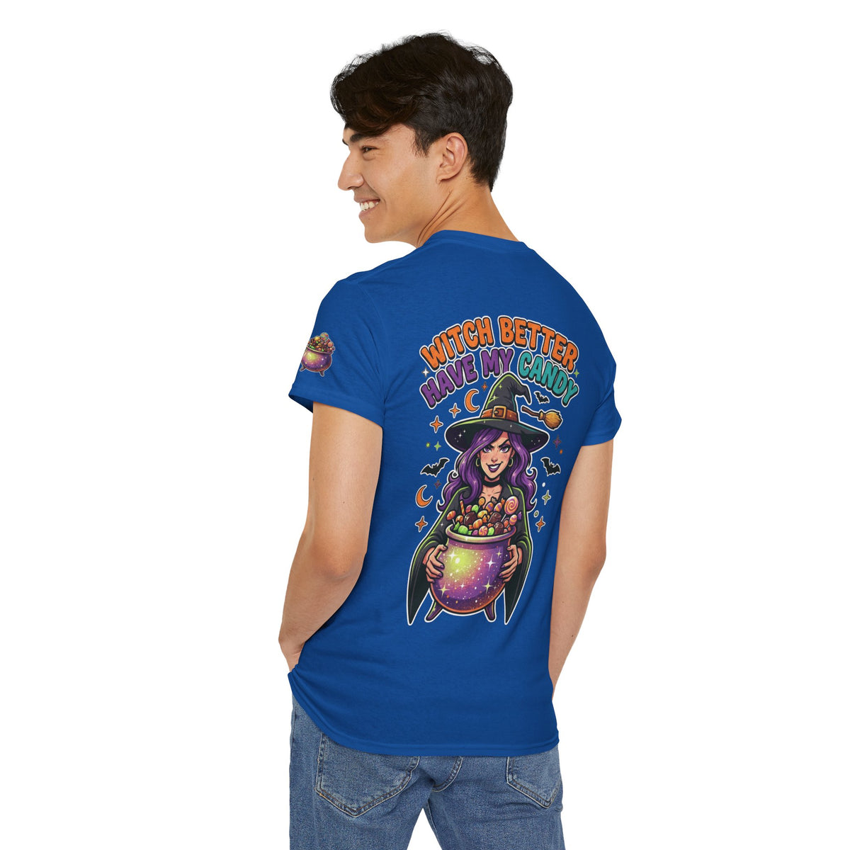 Color: Royal | Witch Better Have My Candy Premium Graphic Tee