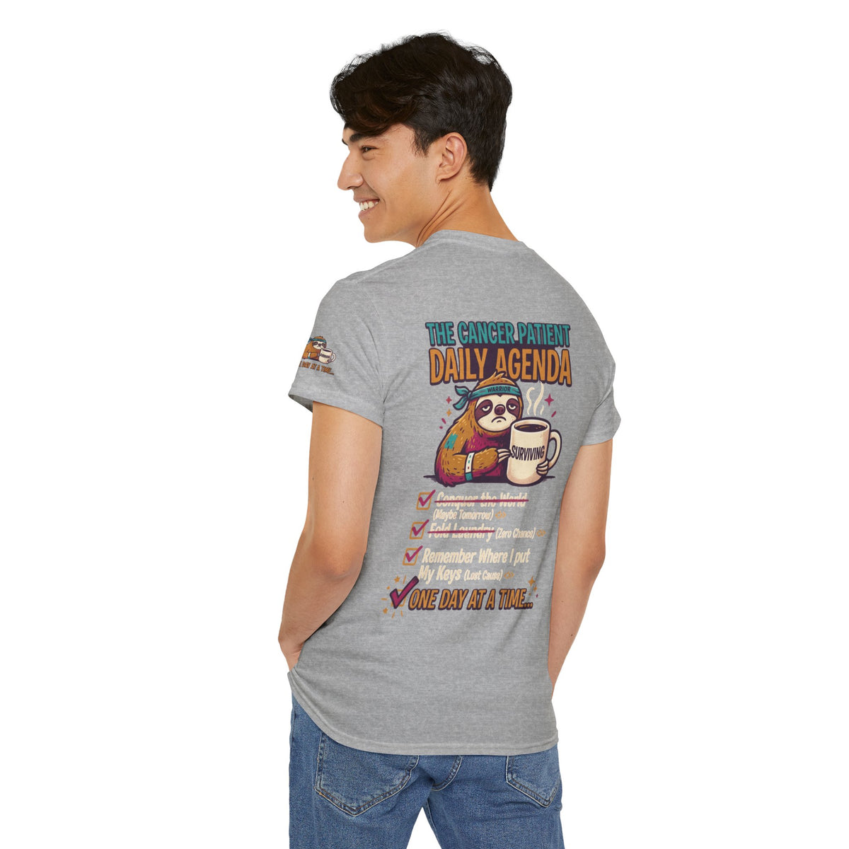"Cancer One Day At A Time" Premium Graphic Tee