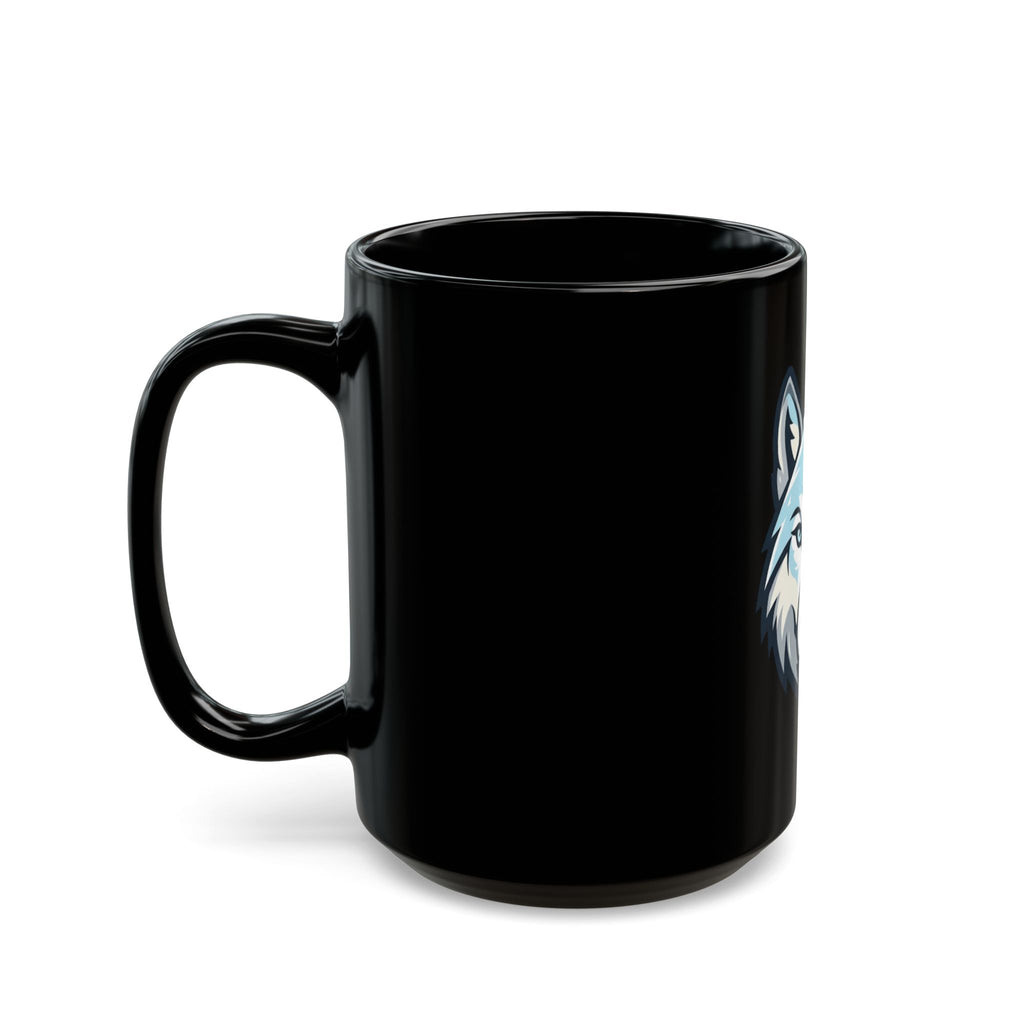 "December Legend" Black Ceramic Mug — Graphic