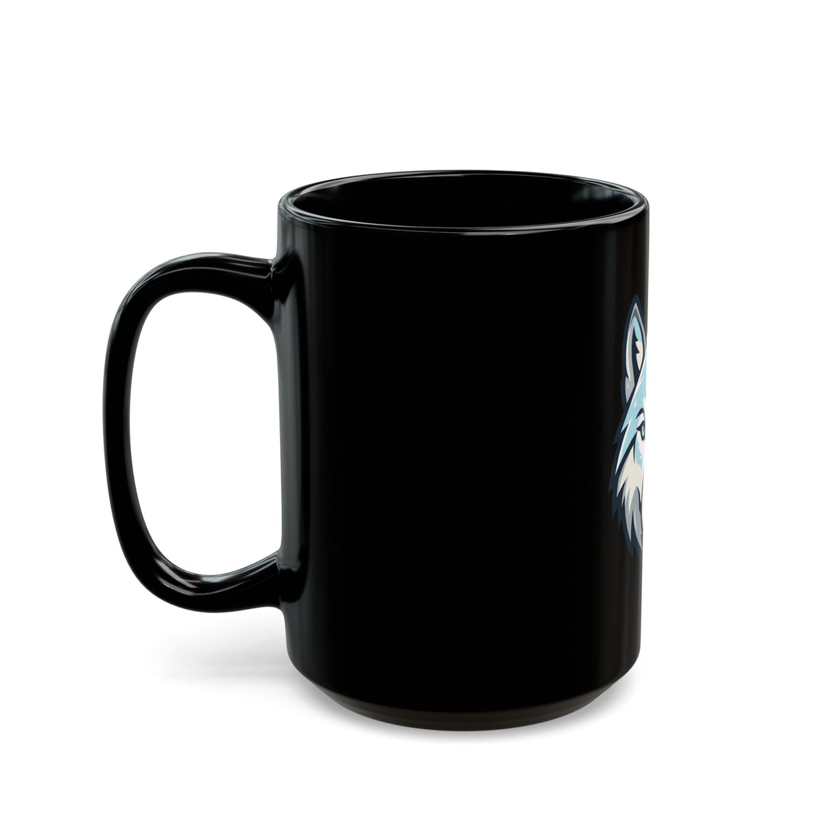 "December Legend" Black Ceramic Mug — Graphic