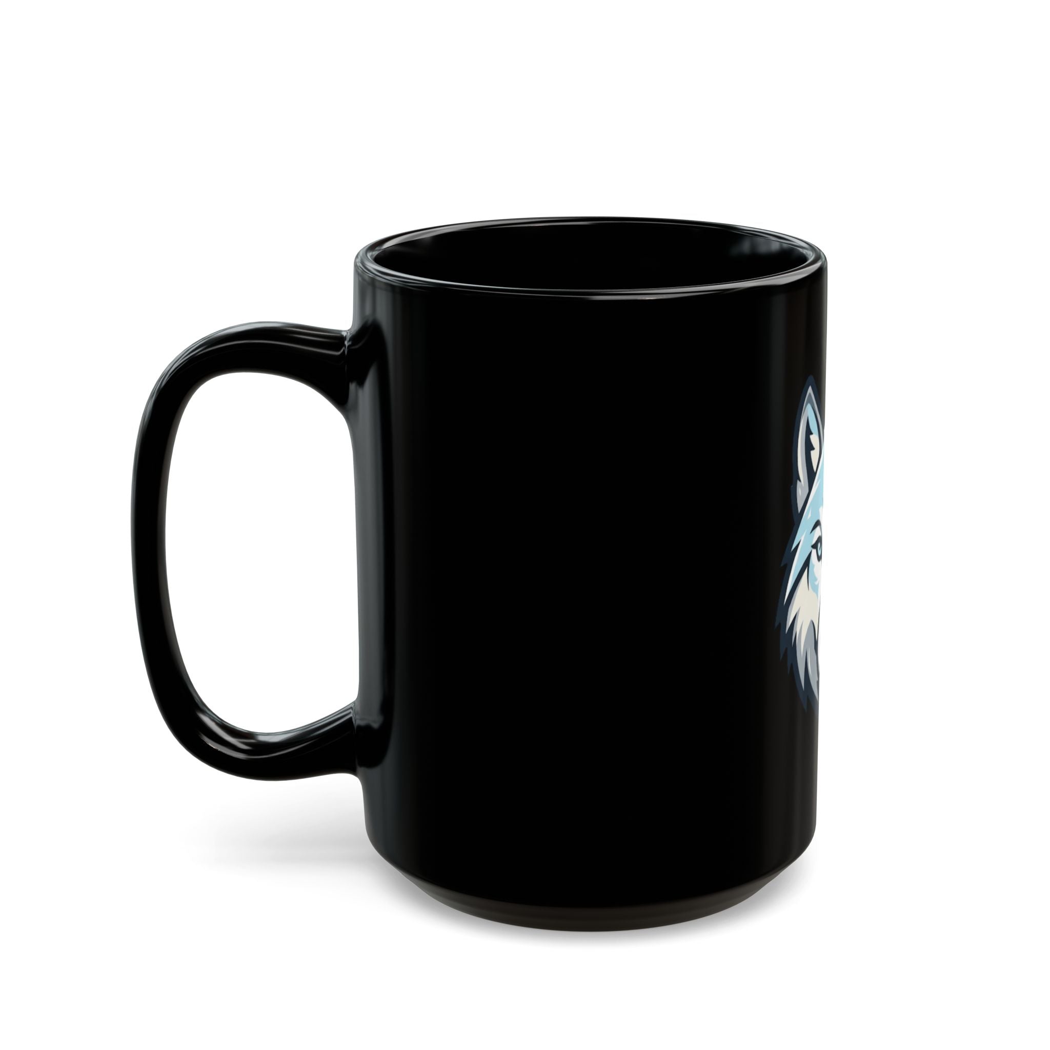 "December Legend" Black Ceramic Mug — Graphic