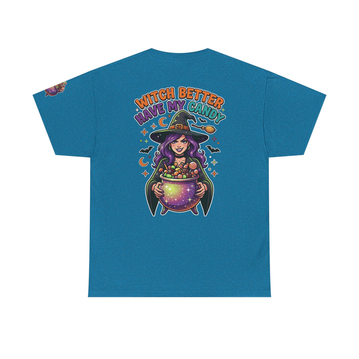 Color: Antique Sapphire | Witch Better Have My Candy Premium Graphic Tee