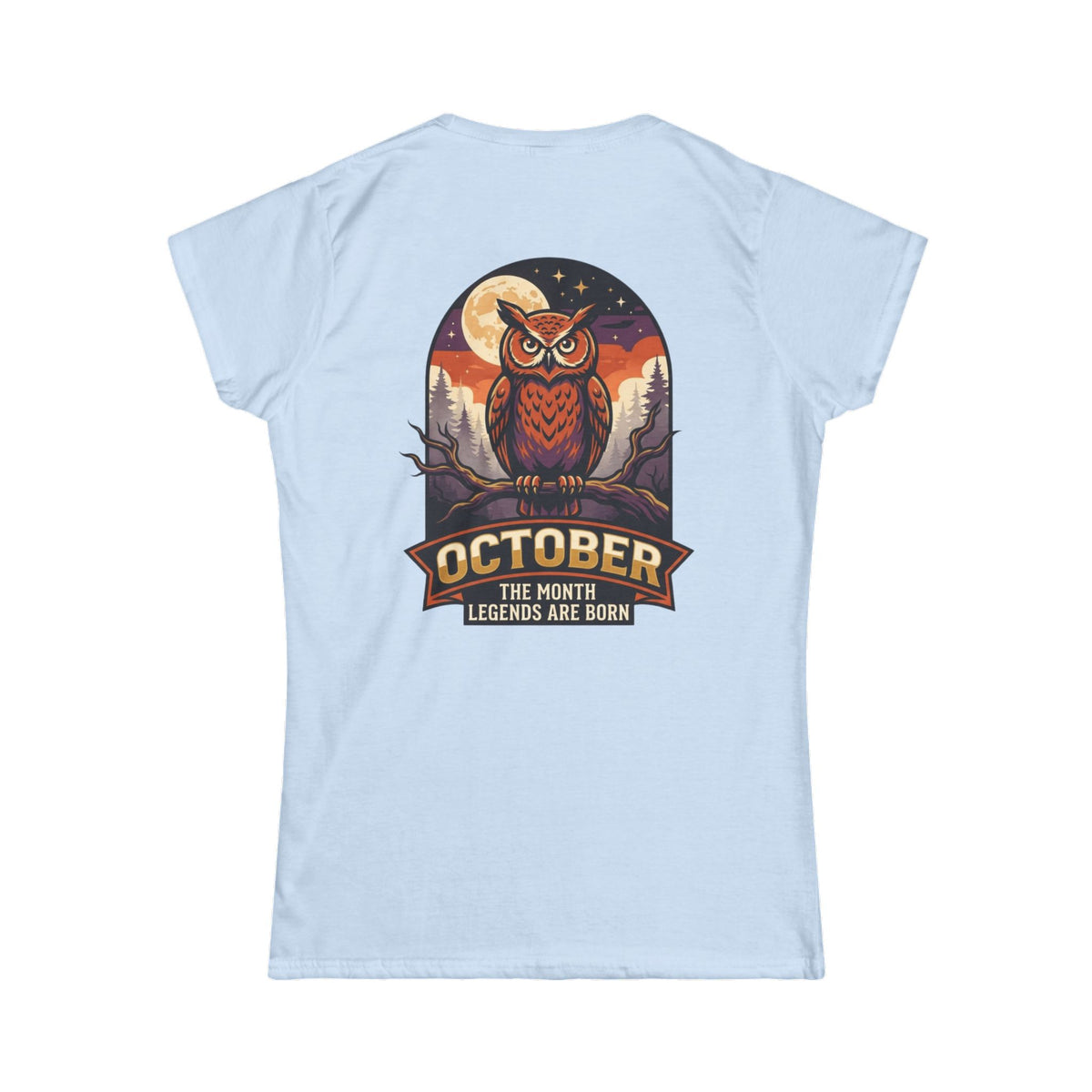 Color: Light Blue | October Legend Women's Tee