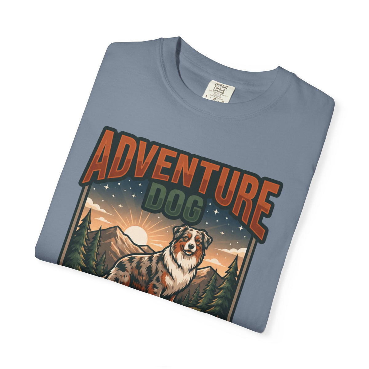 "Adventure Dog" Unisex Garment-Dyed Tee
