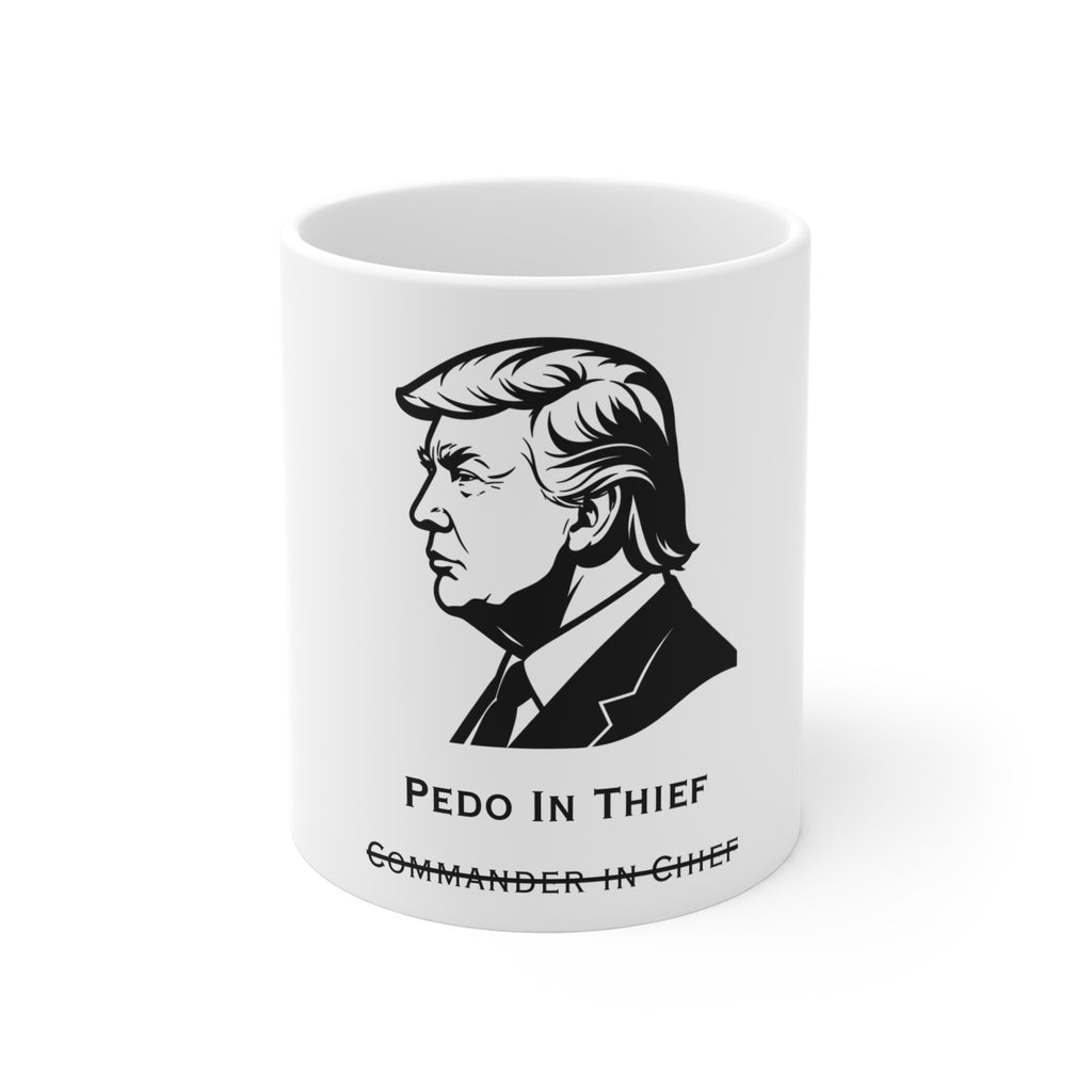 Pedo in Thief | 11oz Mug