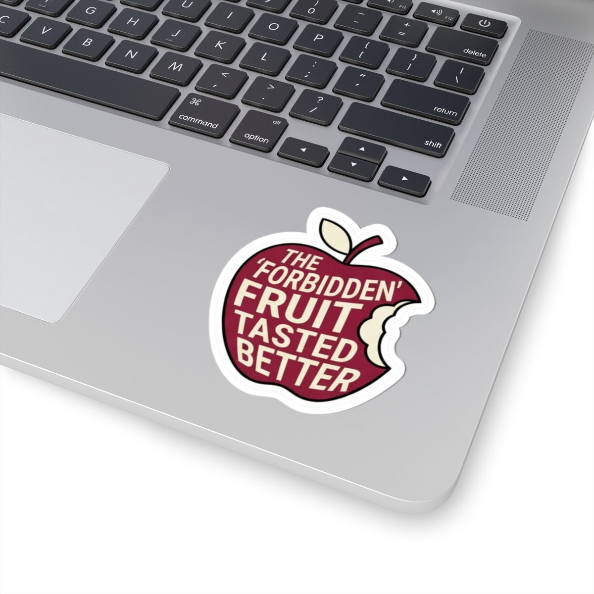 "Good Book Series Forbidden Fruit Tasted Better" Sticker — Main