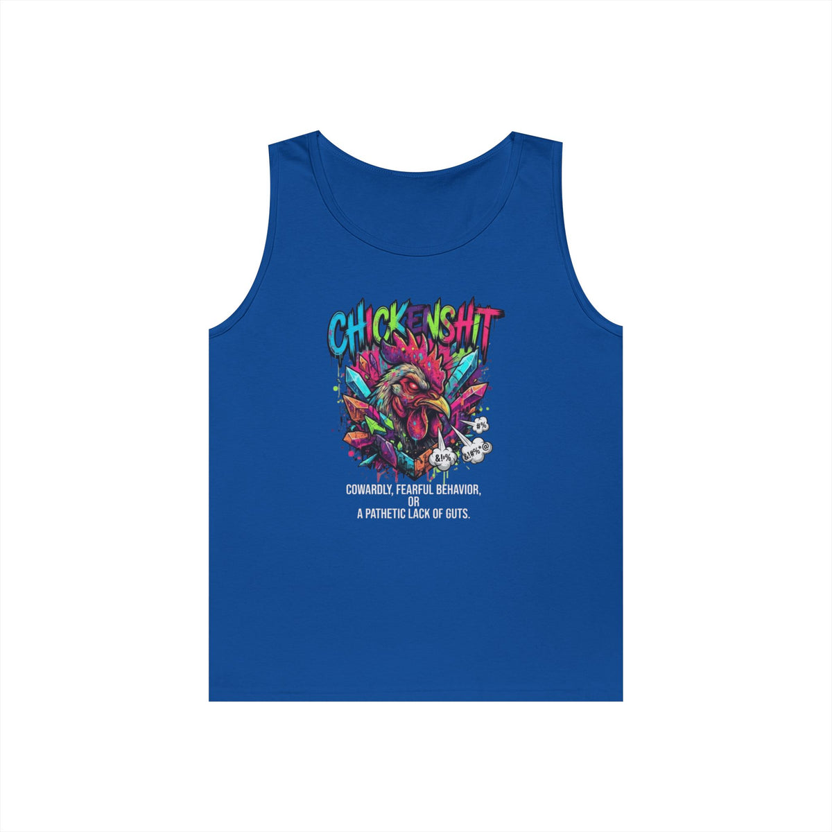 Color: Royal | Chickenshit Tank Top