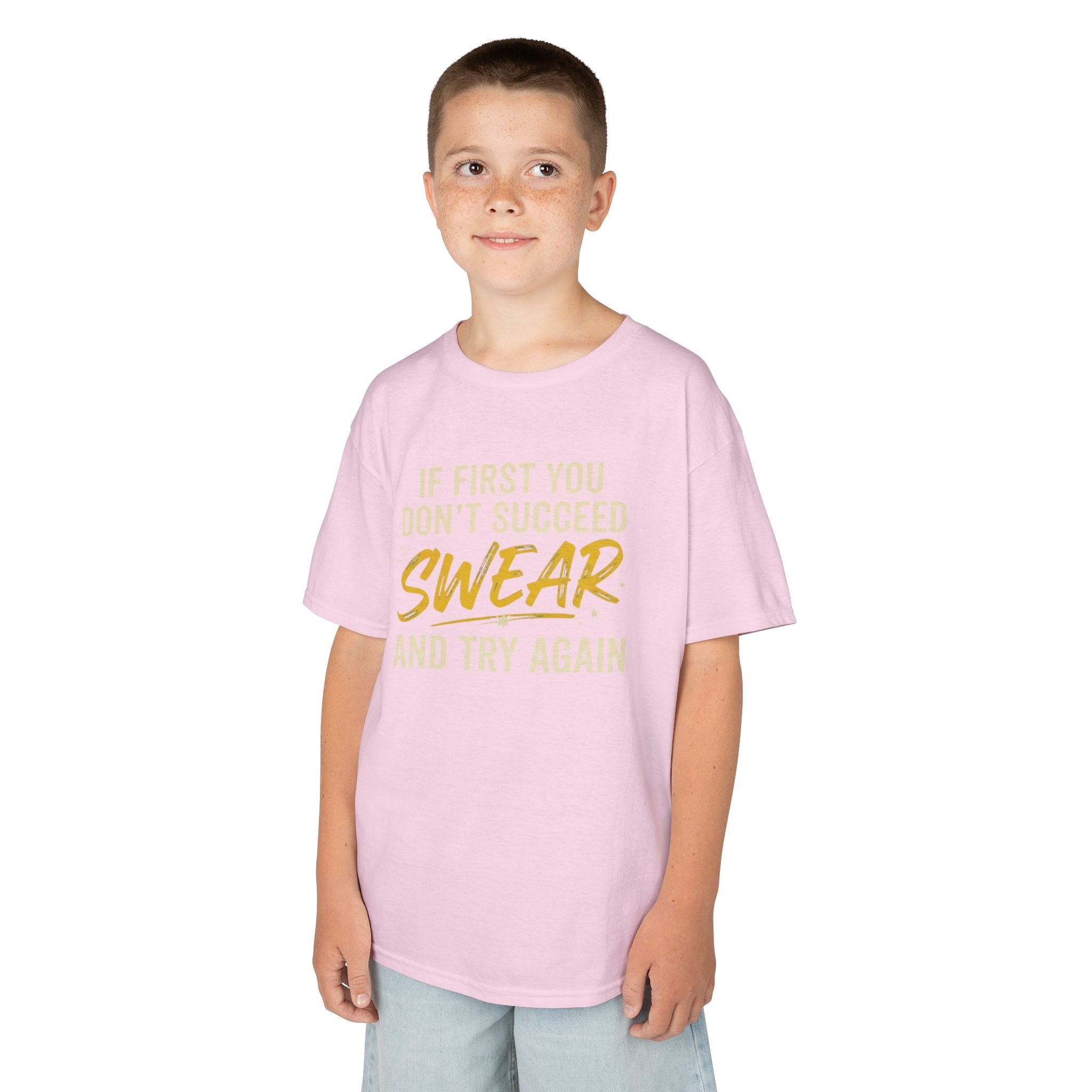 "Swear And Try Again" Kids Tee