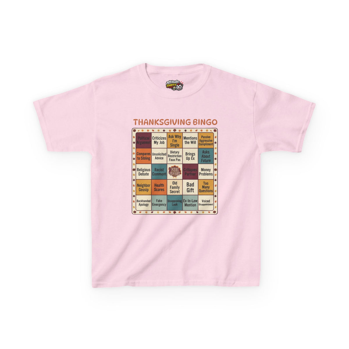 Thankgiving Bingo Kids Tee