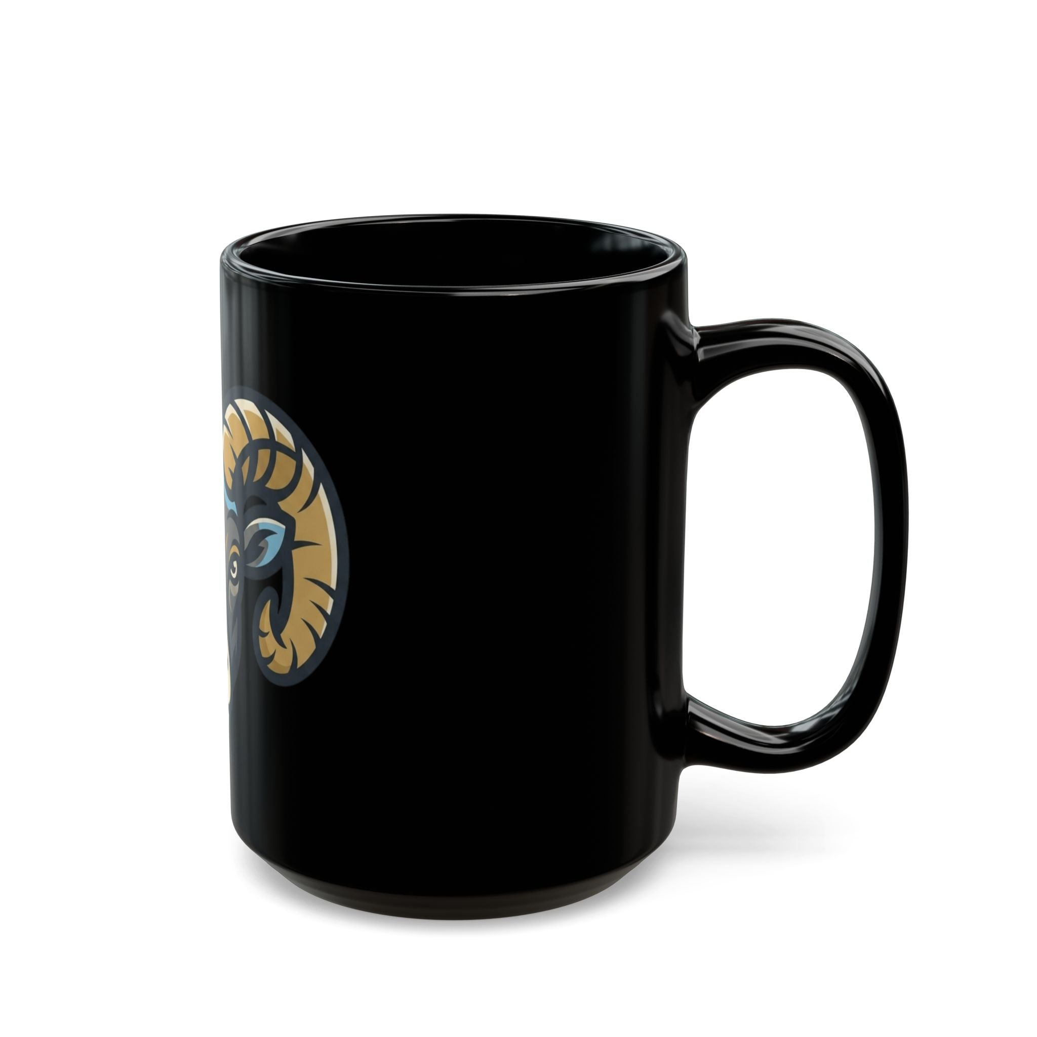 "May Legend" Black Ceramic Mug — Graphic