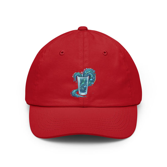 Color: Red | Glass of Data Dad Hat