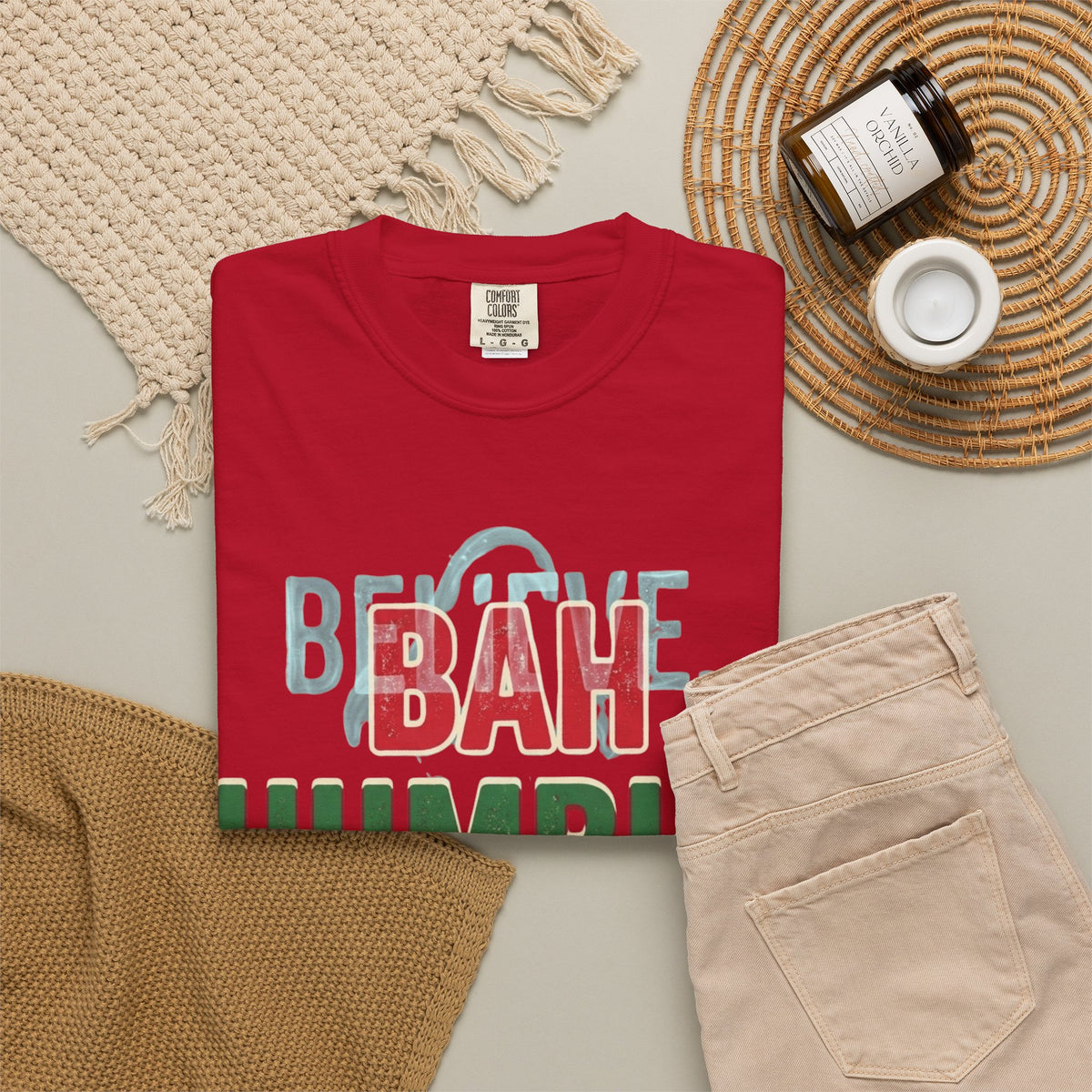 "Bah Humburg" Unisex Garment-Dyed Tee