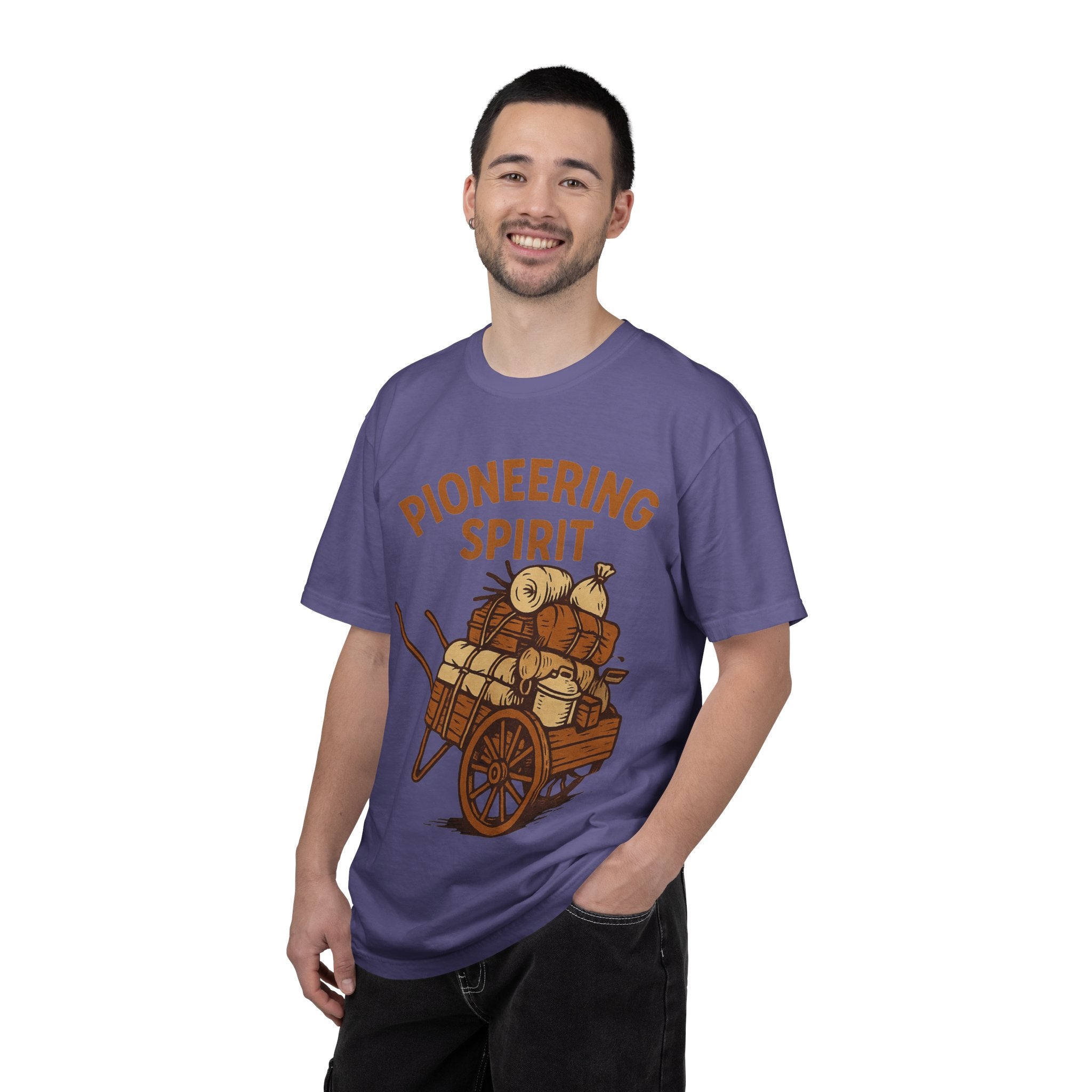 "Pioneering Spirit" Unisex Garment-Dyed T-shirt