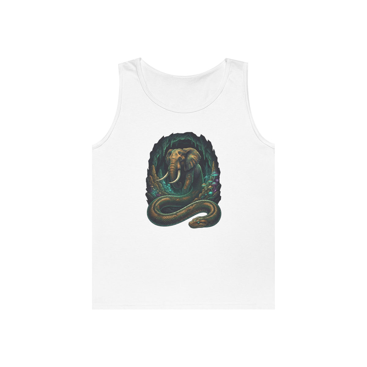 Color: White | Grootslang (South African Mythology) Tank Top