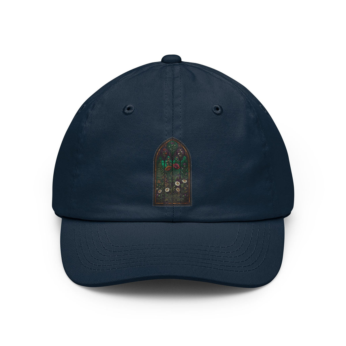 Color: Navy | Stained Glass Floral Dad Hat