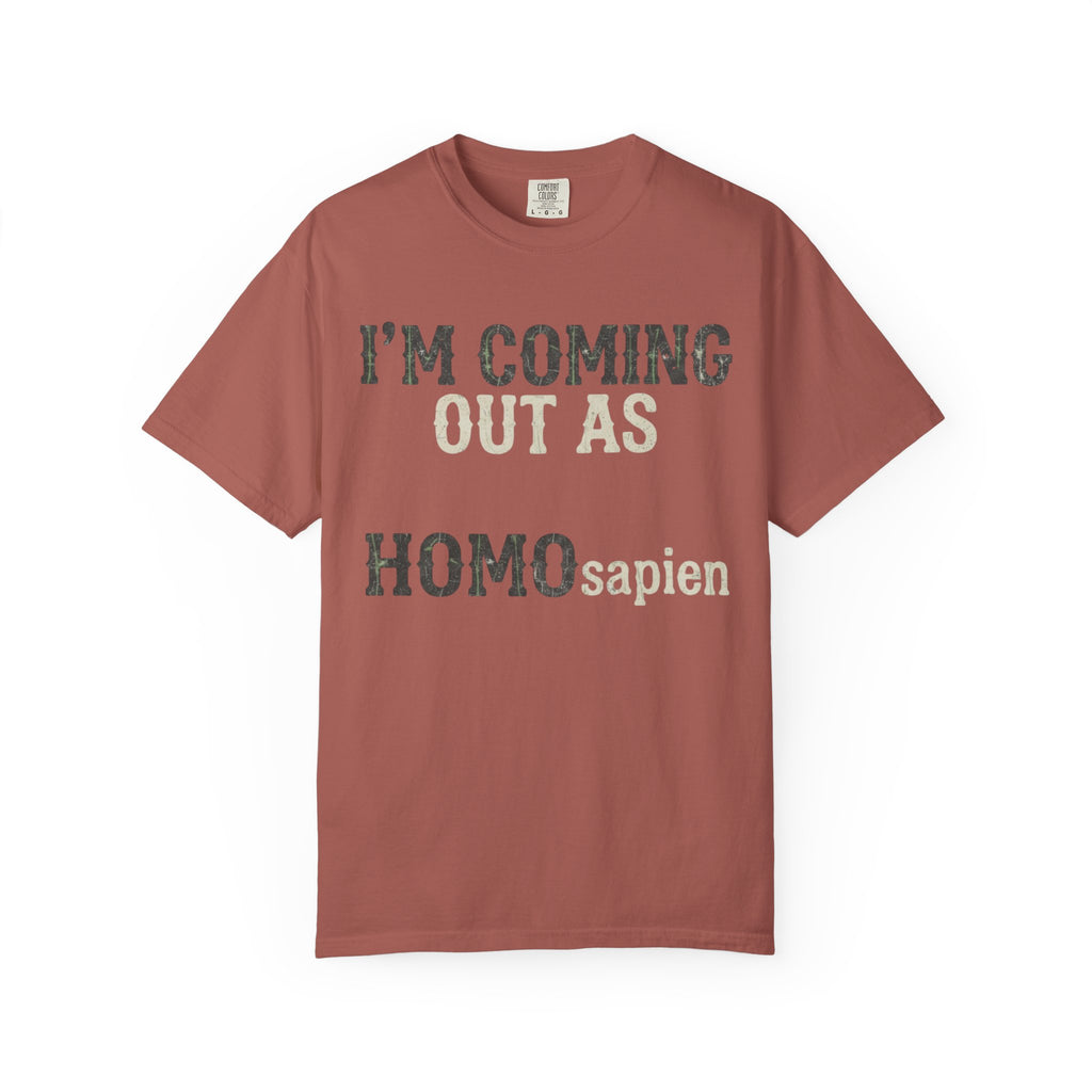 "I'm Coming Out" Unisex Garment-Dyed Tee