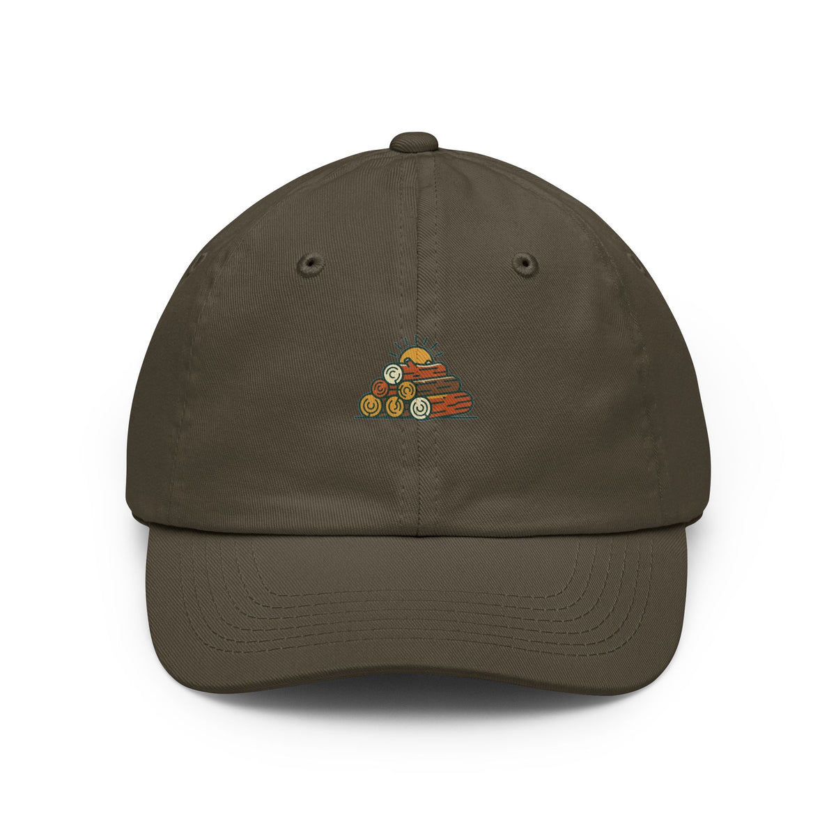 Color: Olive | Morning Wood Appreciation Society Dad Hat — Graphic