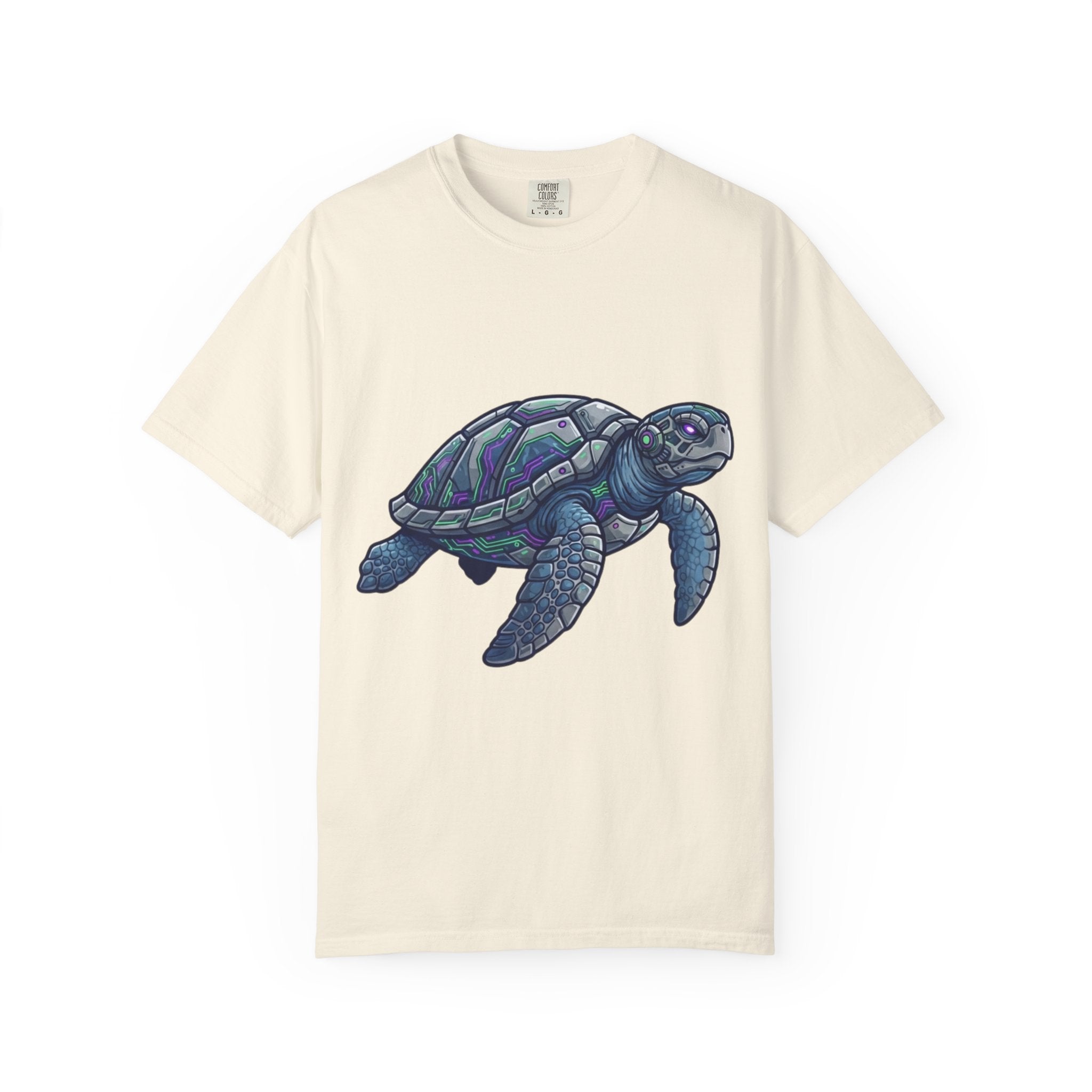 "Cyber Turtle" Unisex Garment-Dyed Tee