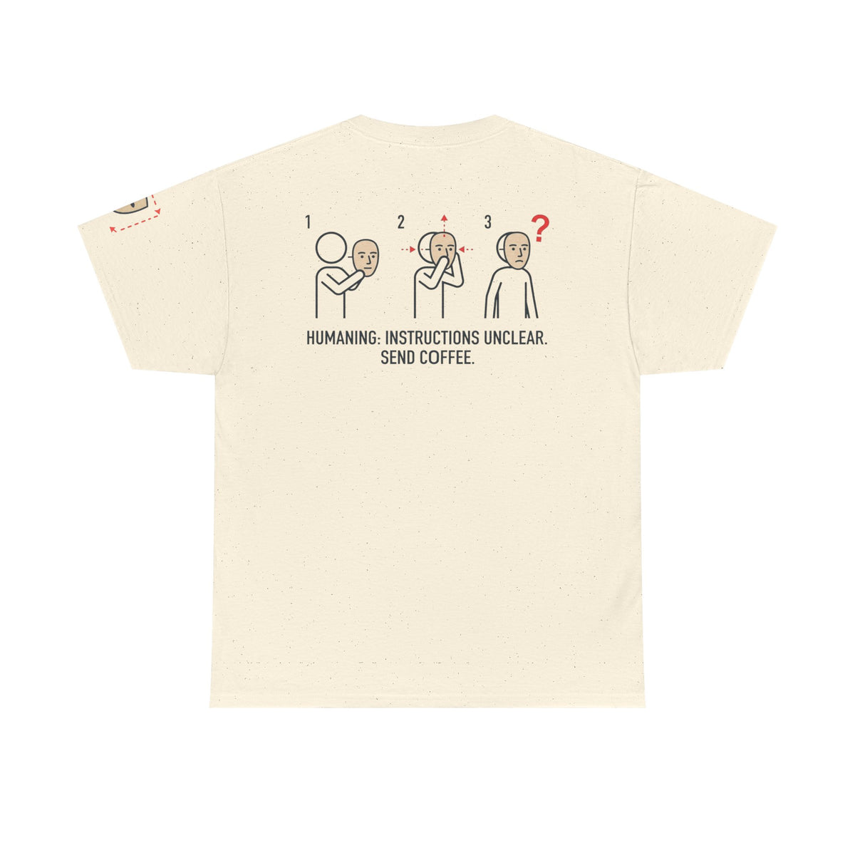 Color: Natural | Instructions Unclear Premium Graphic Tee