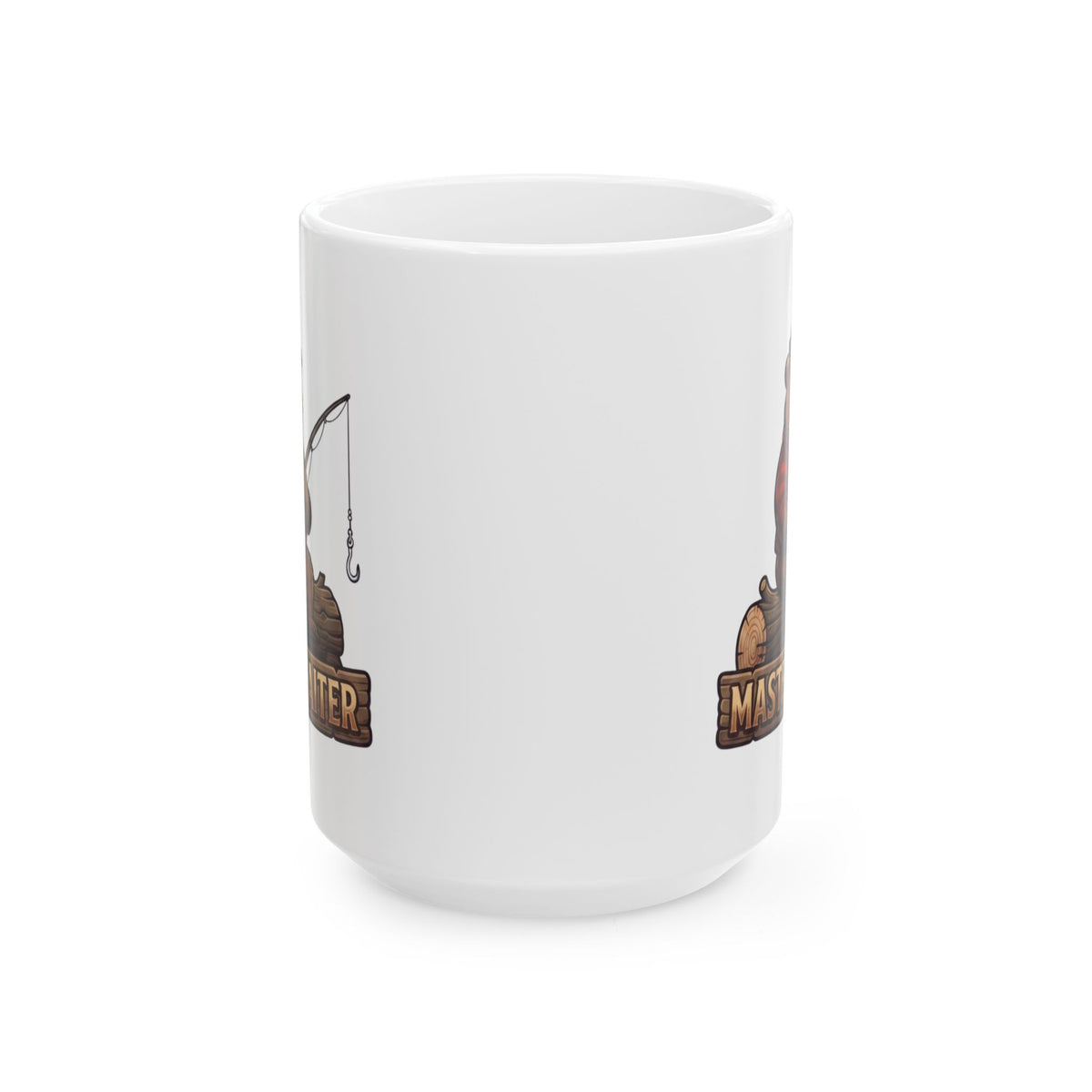 "Bear Master Baiter" White Ceramic Mug
