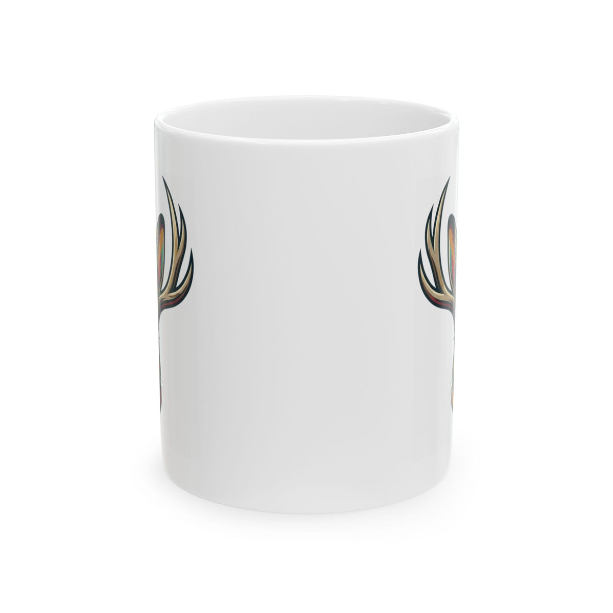 "Jackalope (American Folklore)" White Ceramic Mug — Graphic