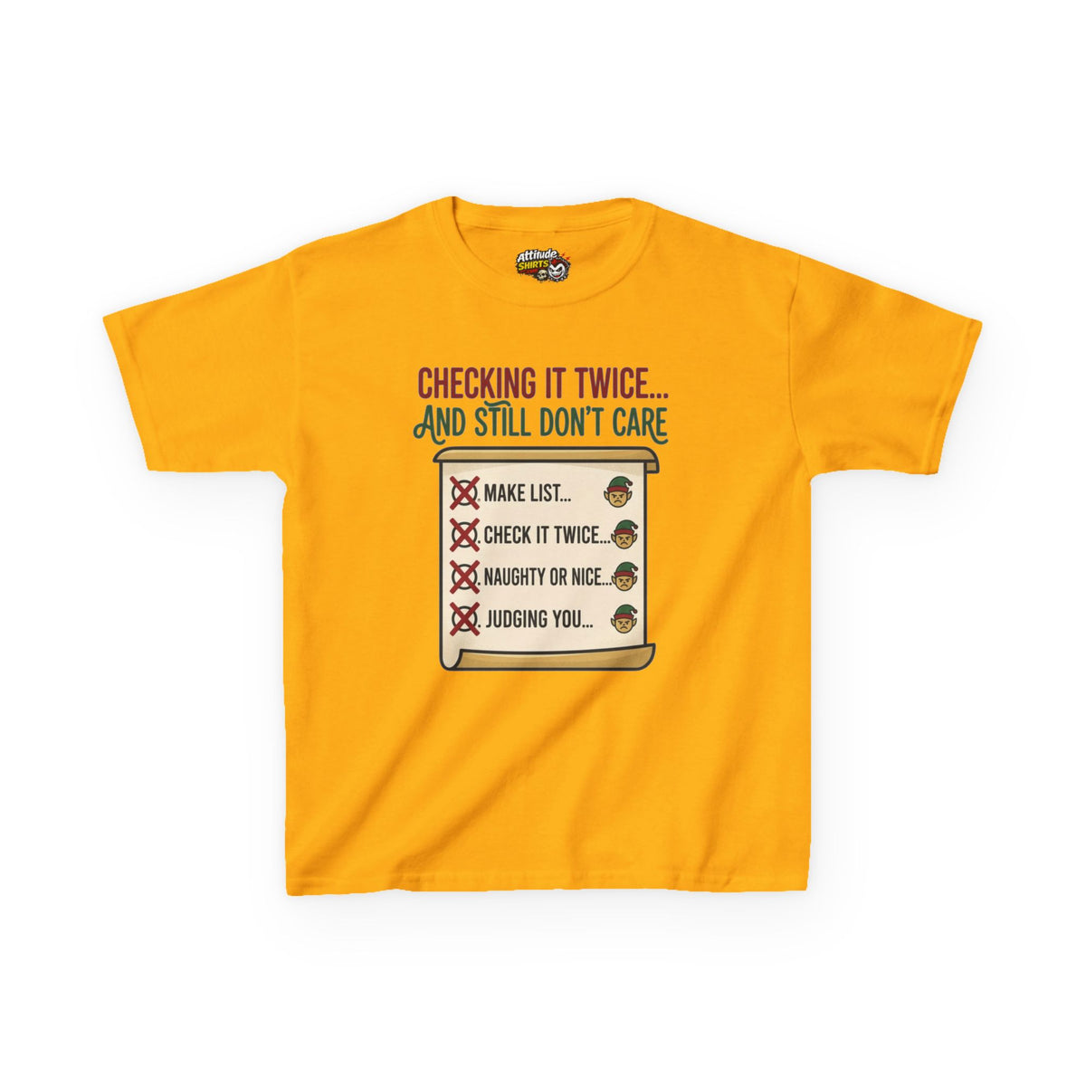 "Checking It Twice" Kids Tee