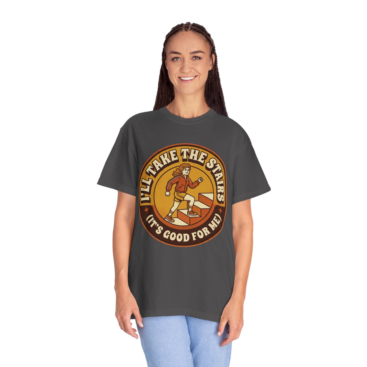 Color: Graphite | It's Good For Me Unisex Garment-Dyed Tee