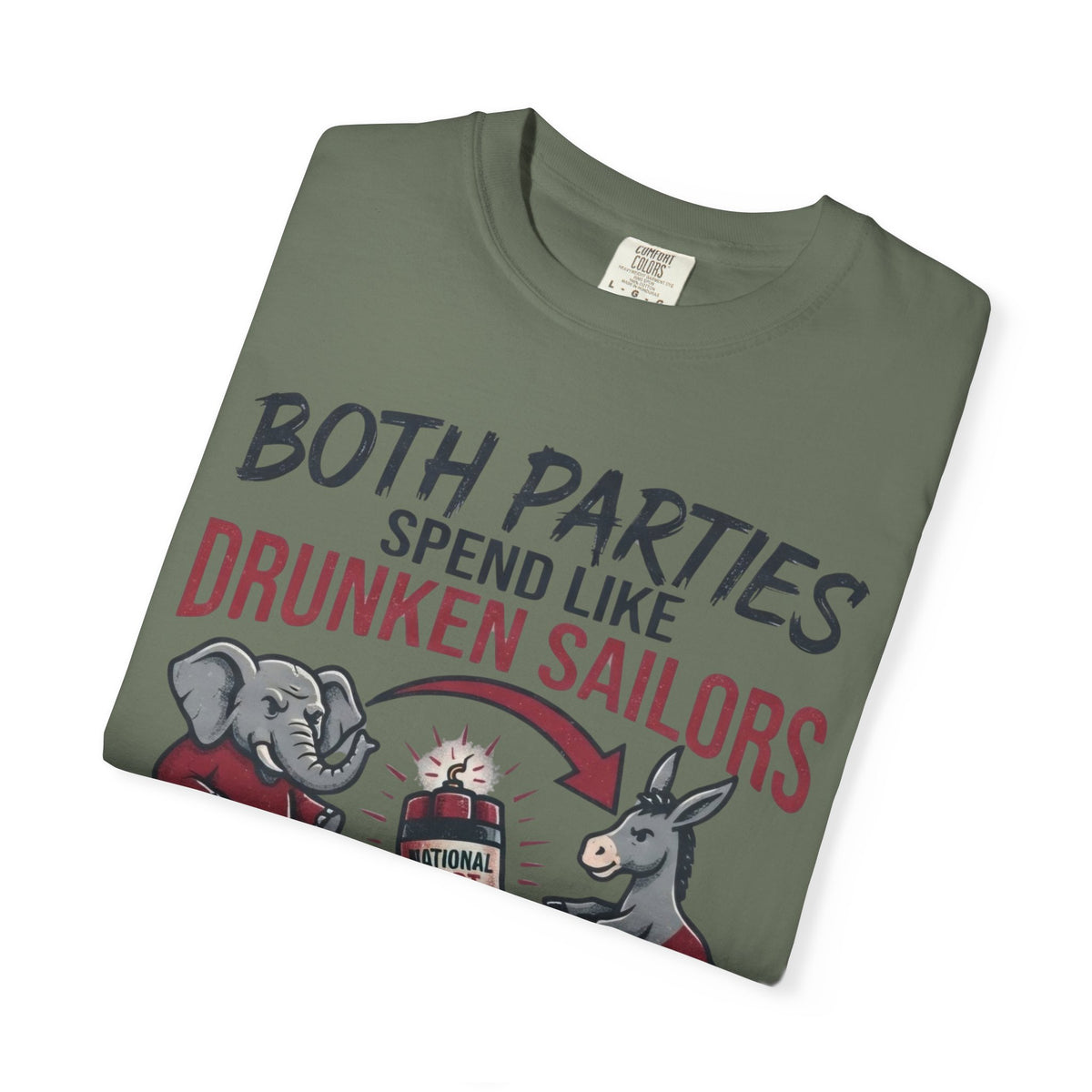 Protest Series - Audit The Spending Unisex Garment-Dyed Tee