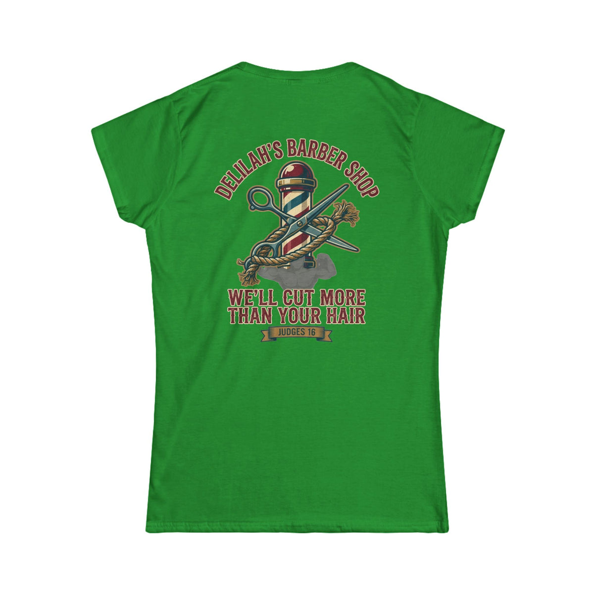 "Good Book Series Delilah's Barber Shop" Women's Tee
