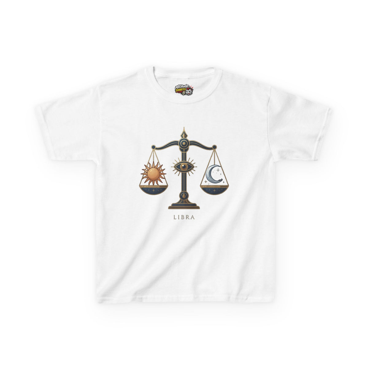 "Libra The Balanced Scales" Kids Tee
