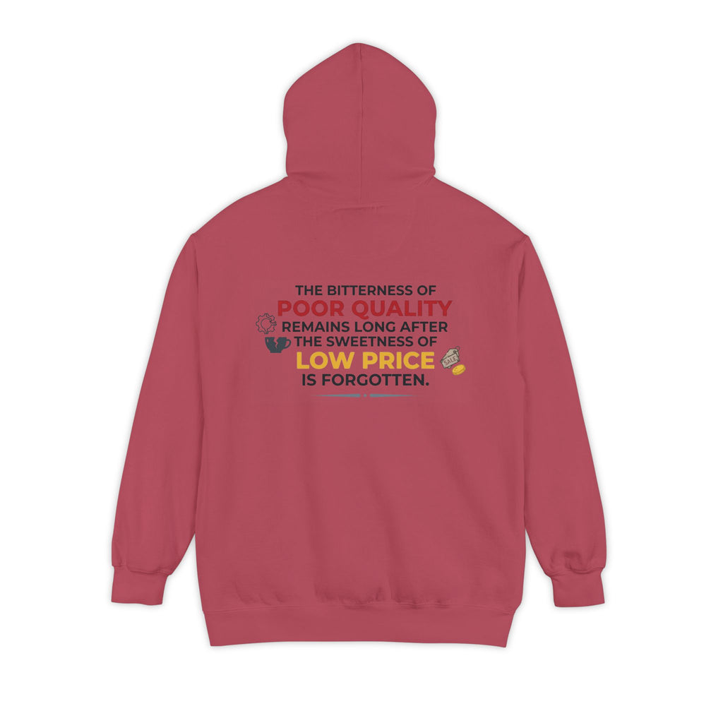 "Bitterness of Poor Quality" Garment-Dyed Hoodie