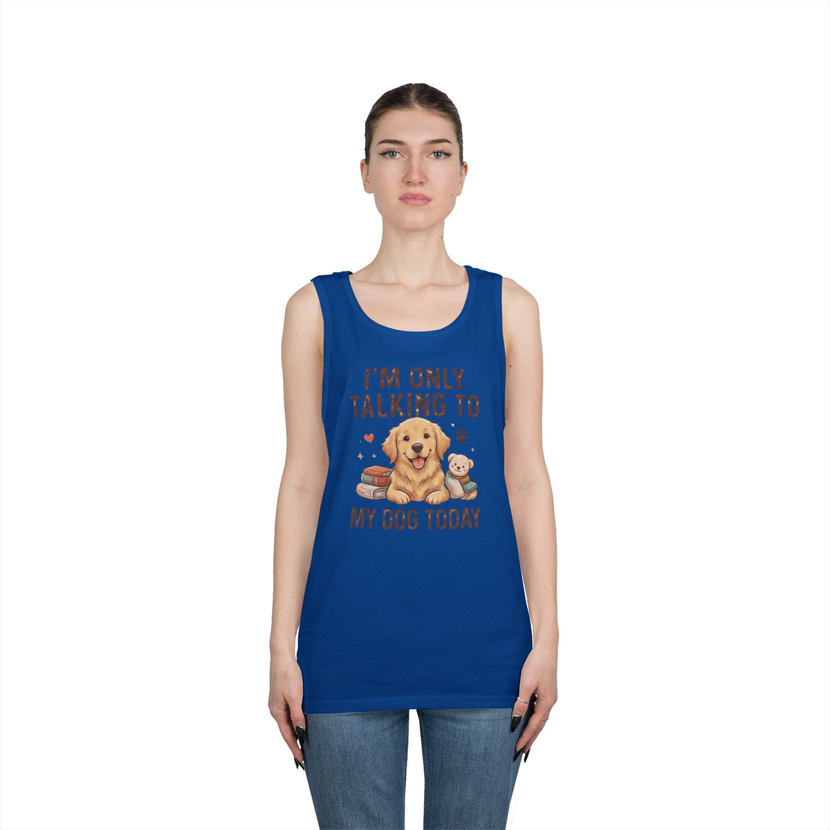 "I'm Only Talking To My Dog Today" Tank Top